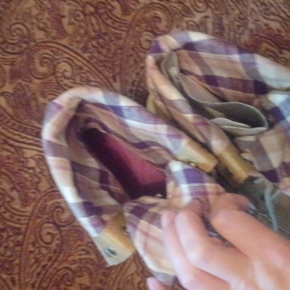 NEW Sperry top sider Ladyfish fold down women's boot size 7 plaid interior - Picture 4 of 8